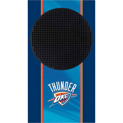 NBA Oklahoma City Thunder Blue Jersey Xbox Series S Console Skin